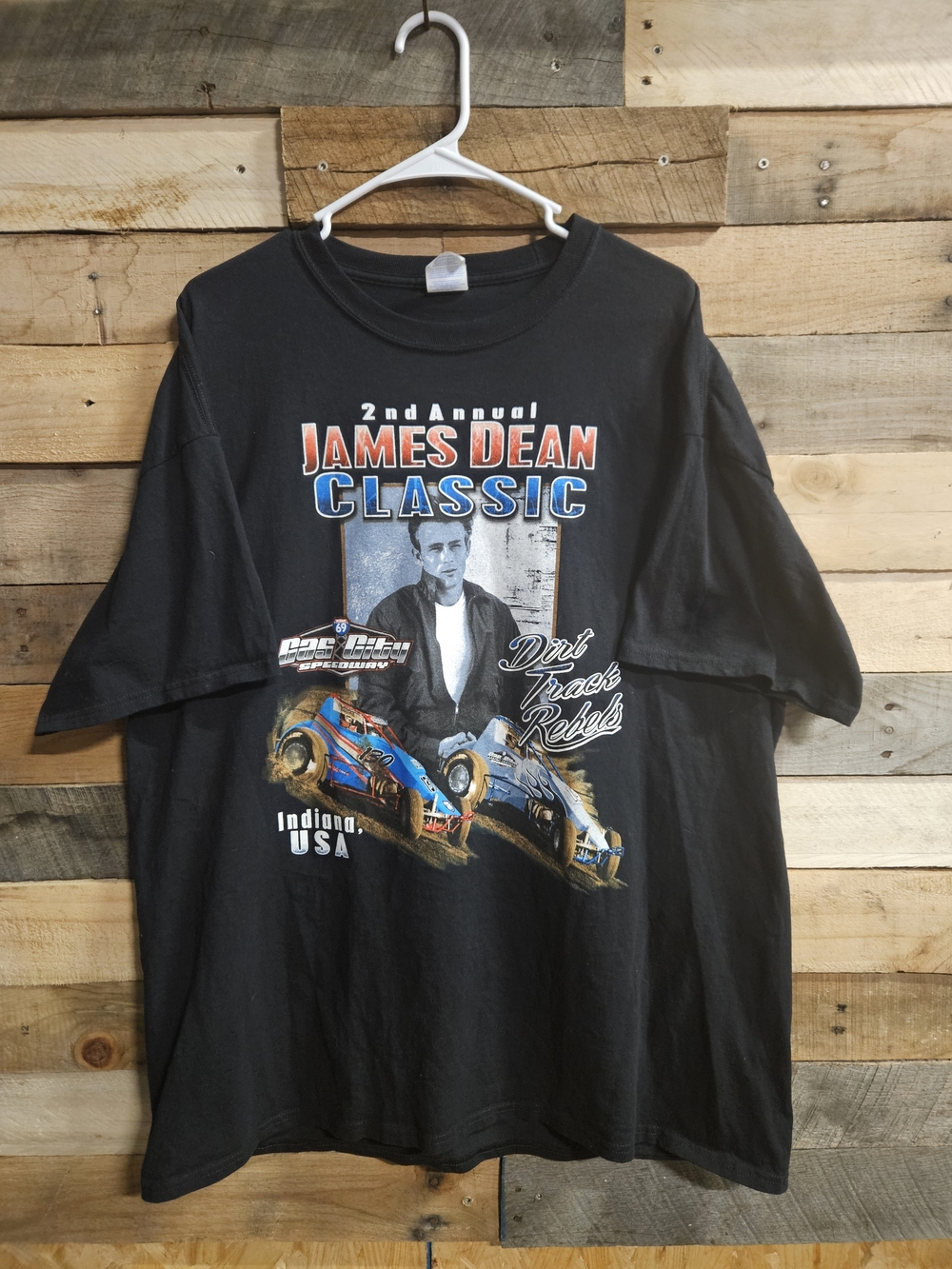 James Dean 2019 Cas City Iniana Dirt Track Shirt